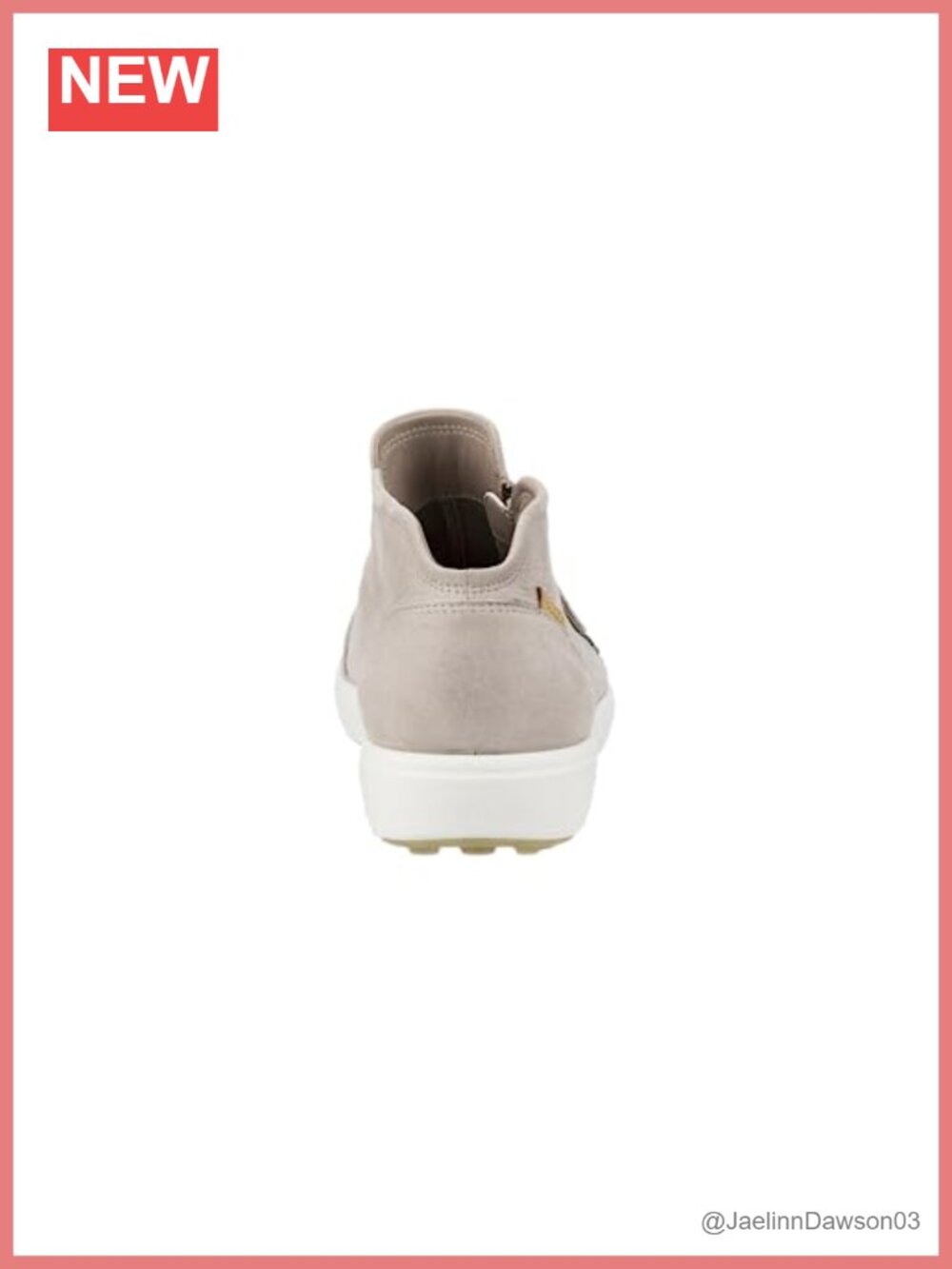 ECCO Women's Leather Side Zip Comfort Sneaker Boot - Picture 2 of 6